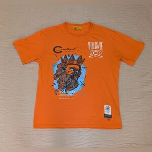 Orange Civilized World Wide Greek Mythology King T-shirt